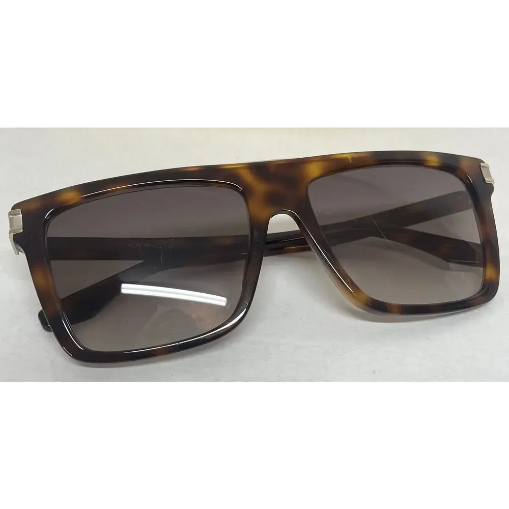 Marc Jacobs MARC 568/S Tortoise Havana Flat-Top Square Sunglasses Brown Gradient